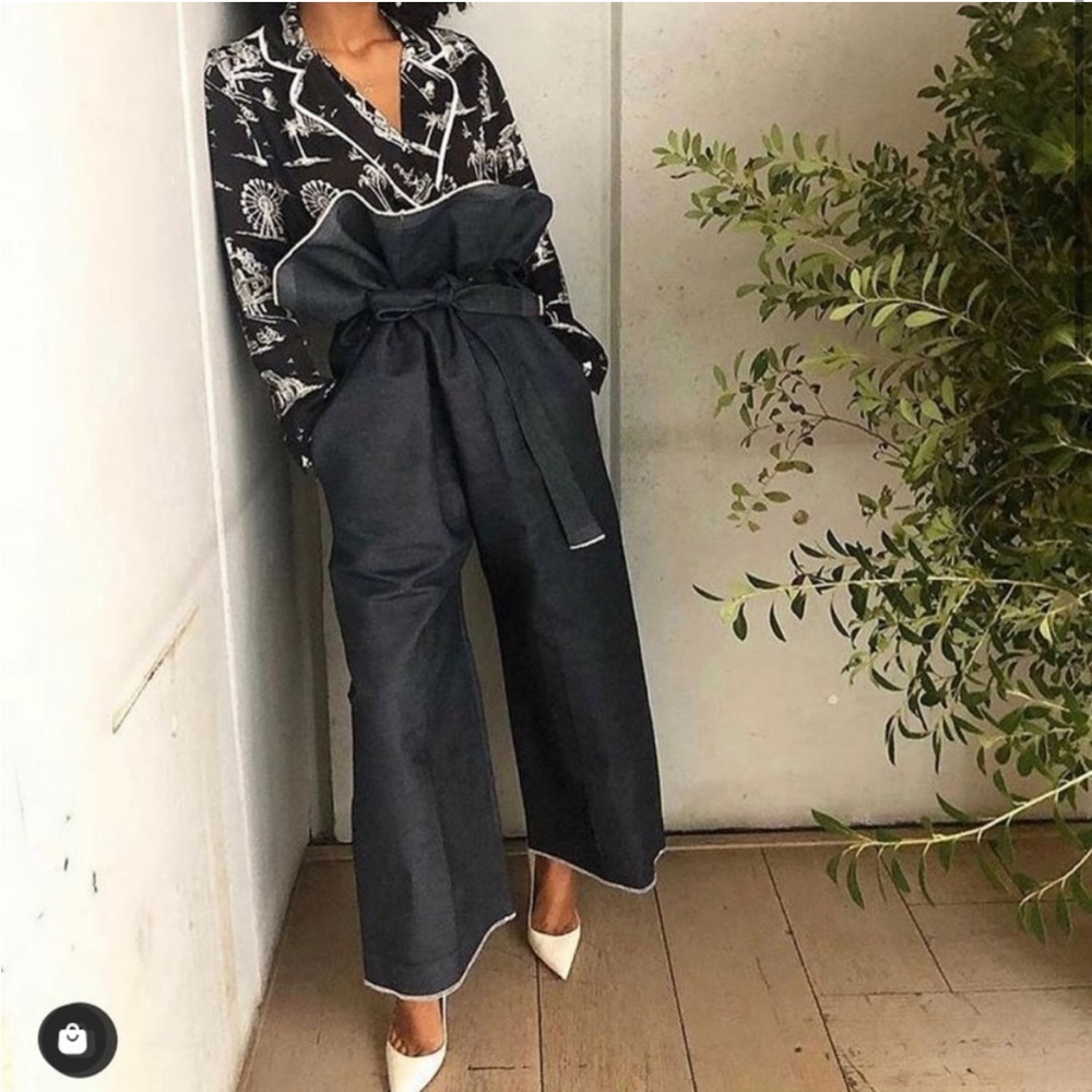 Denim James Paperbag Pant